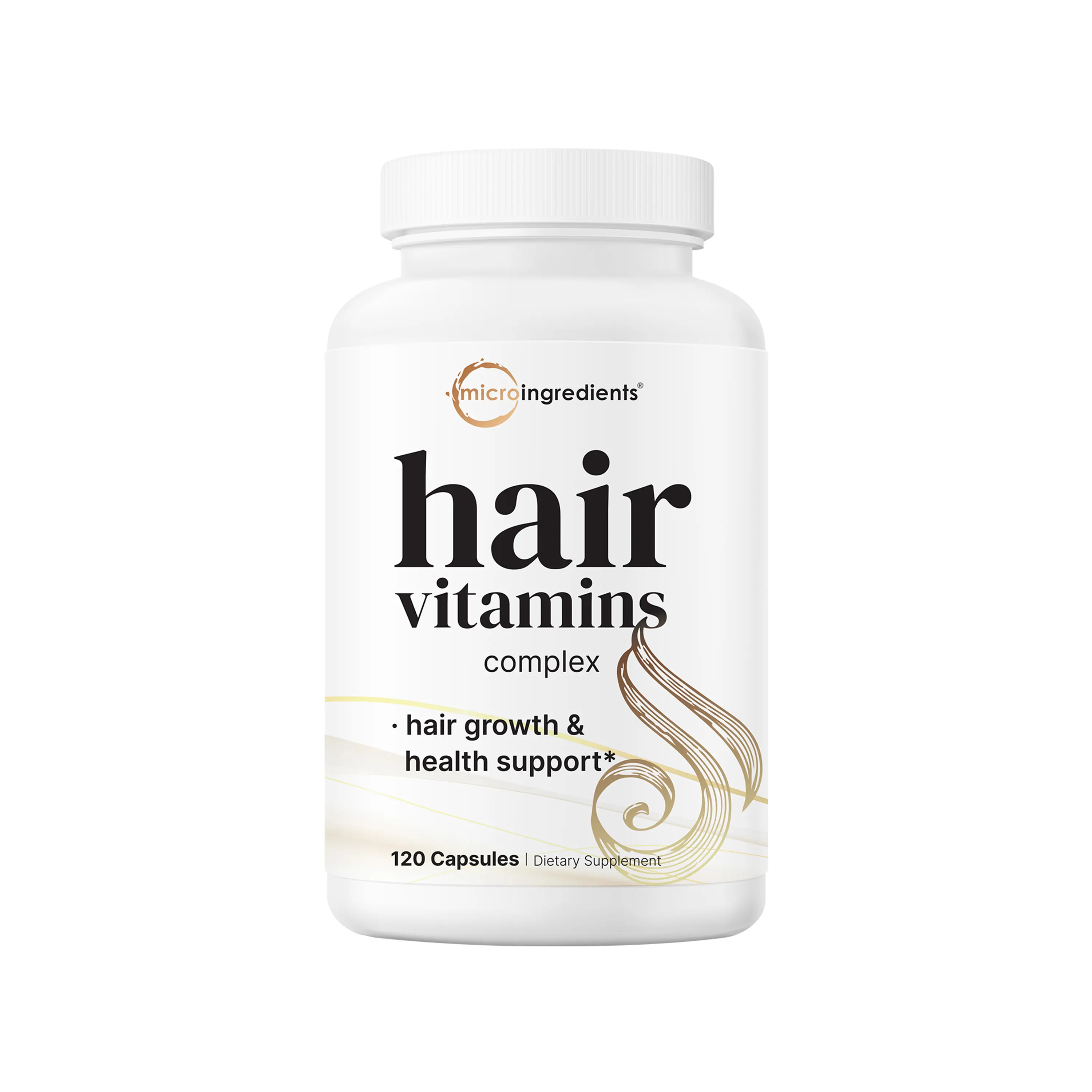 Micro Ingredients Hair Vitamins Complex, 120 Capsules Micro Ingredients Hair Vitamins Complex, 120 Capsules