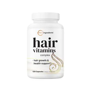 Micro Ingredients Hair Vitamins Complex, 120 Capsules