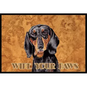 212 MAIN Dachshund Print Doormat - 24x36 in., Home Decor Rugs, Fade-Resistant Permanently Dyed Indoor-Outdoor Textile for Front/Back Doors