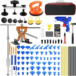 Paintless Dent Repair Kit, Dent Puller kit,Dent  with Metal Dent Lifter, Bridge Puller, Slide Hammer T-Bar, PDR Kit for  Dent Repair, Auto  Dent Puller, Hail  Removal