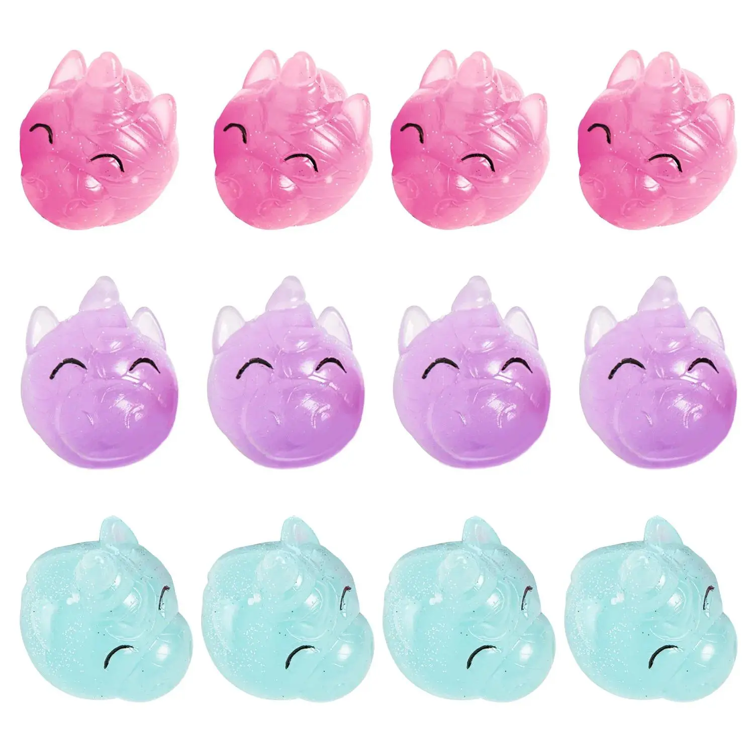 Unicorn Bouncy Balls - 12 Pc.
