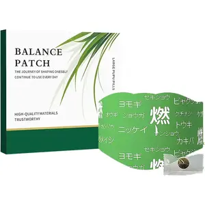 Herbal Patch Pad Balance – Plant Herbal Navel Patches for Menstrual Cramp Relief, Help Reduced Bloating Appearance, Promotes Abdominal Comfort Non-Irritating Design 1 Boxes 5 Piece