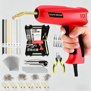 200W Hot Stapler Gun | Car Bumper Fender Plastic Welder Repair Kit with 1200PCS Staples, DIY Crack Fix Tool