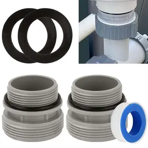 2X Adapter Conversion Kit For Intex-Pools Connect 40MM Hose to 11/2 Inch Outlet