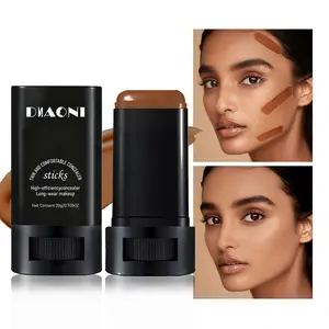 Eraser Concealer Foundation Hybrid, Multiple Color Options, Moisturizing and Transparent, Brightens Skin Tone, Long-lasting Foundation Stick, Hydrating Concealer