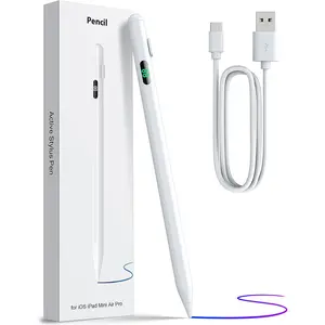 Stylus Pen for iPad, Fast Charging Apple iPad Pencil with Palm Rejection, Tilt Sensitivity,Rechargeable iPad Pen Work for 2018-2024 iPad Mini/Air/Pro Accessories