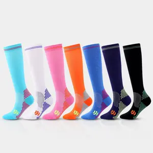 3 pairs of pressure socks, pressure value 20-30 mmHg, knee and calf protection, suitable for travel, flight, running, multi-functional versatile model