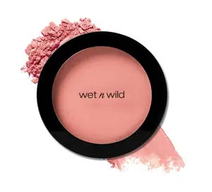 wet n wild Color Icon Blush, Effortless Glow & Seamless Blend infused with Luxuriously Smooth Jojoba Oil, Sheer Finish with a Matte Natural Glow, Cruelty-Free & Vegan
