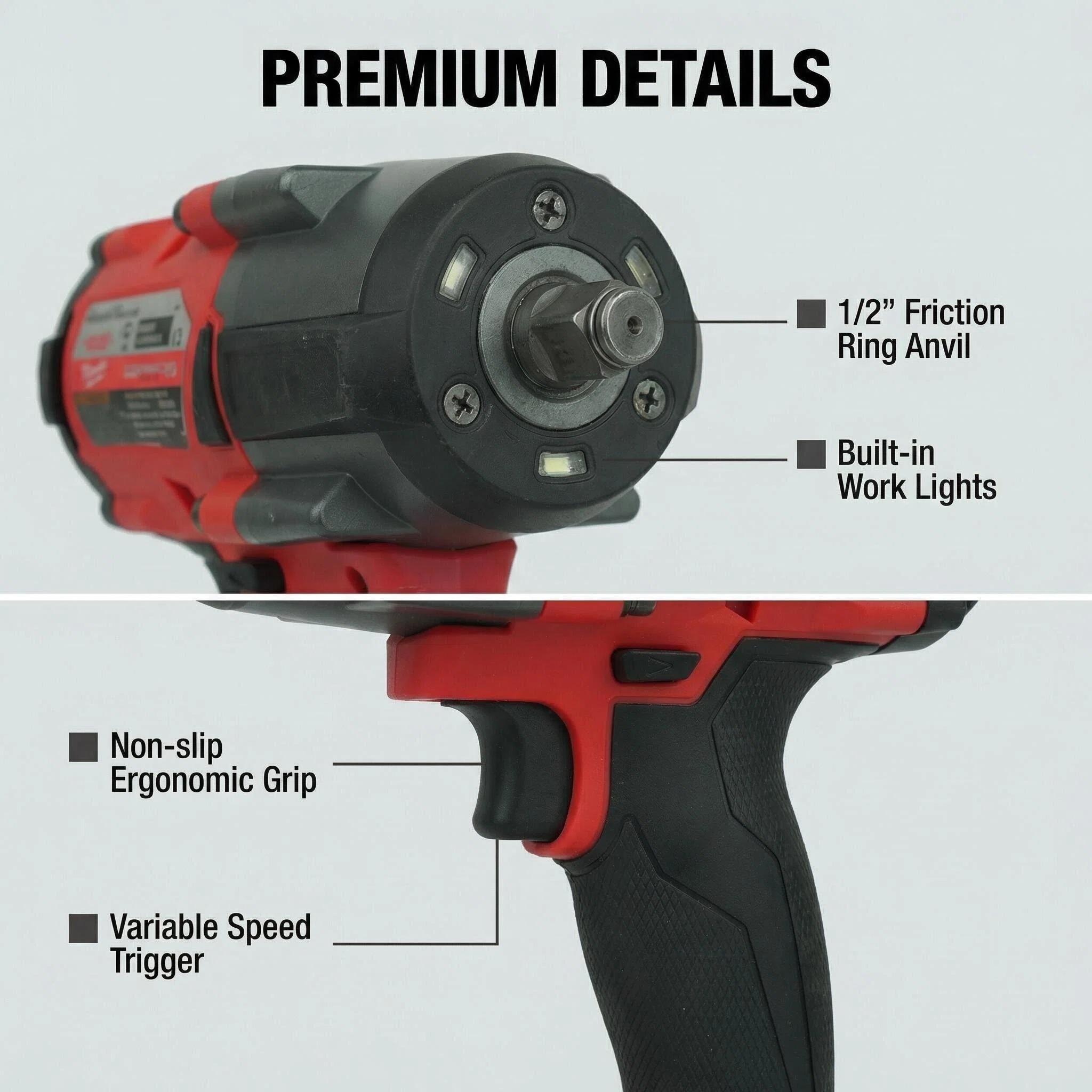 Milwaukee M18 1000Nm Impact Wrench Power Beast m electric driver lithium-ion brushless cordless gear tool