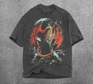 Dragon Shirt Vintage Dragon Graphic T-Shirt, Dragon Tee, Dark Fantasy Shirt, Mythical Creature, Gothic Shirt