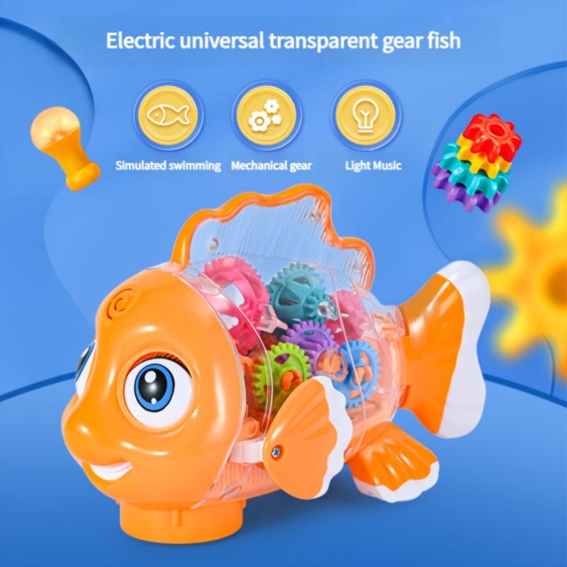 Kids Ladybug Dinosaur Walker Car Toy, Electric Transparent Gear Swing Toy with Lights Music, All Direction Walking Sensory Educational Toy, Indoor Outdoor Play Gift for Boys Girls Birthday Children's Day