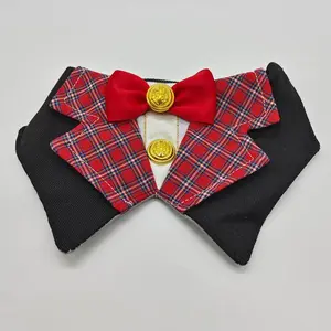 Ribbon harnesses Gentleman's suit bandana for cats and dogs, new bow tie triangle bandana, wedding photo accessories for cats and dogs