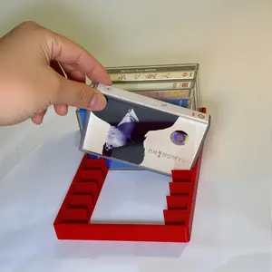 Tape Storage Box, Cassette Tape Organizer Rack, Magnetic Tape Display Stand, Collection Box, Holder & Showcase, Dustproof Organizer Boxes, Ideal for Collectors