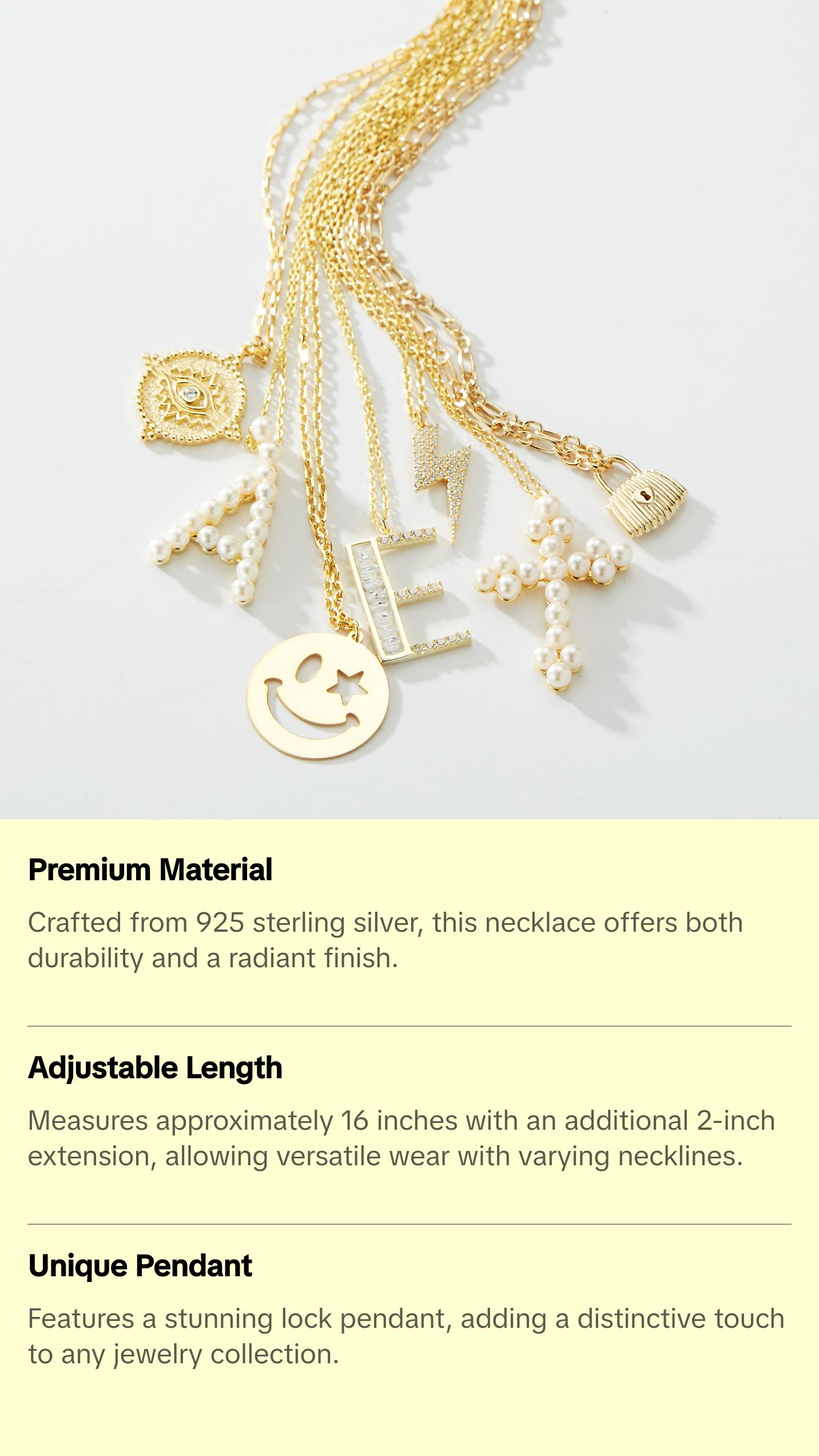 Vintage Padlock Necklace