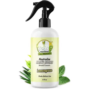 Based Odor Eliminator: Neutralizing  - Refresh Stubborn y Odors w/Botanical Extracts Area Deodorizer,  Poop  &  Interior Funk Freshener (8 fl oz, Lemongrass)
