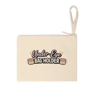 Under-Eye Bag Holder Accessory Pouch | Cosmetic Zipper Pouch, Skincare Theme