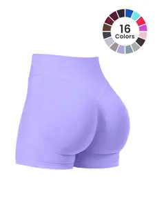Women's Seamless Lift Shaping Fitness Shorts, Comfortable Gym Wear, Enhance Flexibility, Perfect Fit for Workout & Sports Clothing, High Waisted Shorts