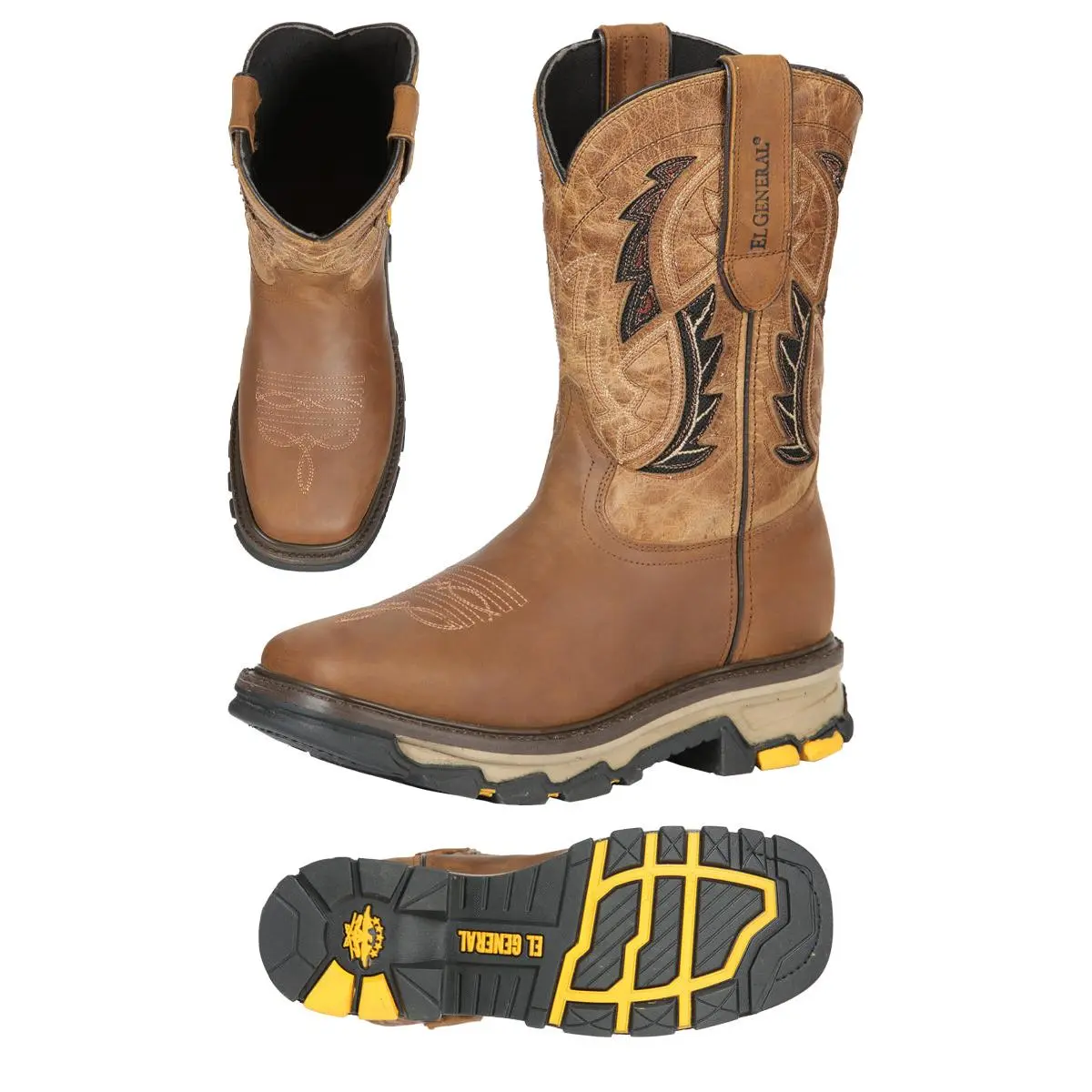 El General Rodeo Work Boot  - Leather Honey 44693