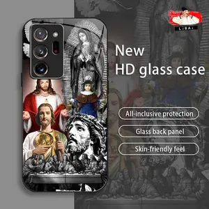 Suitable for [Galaxy Note20 Ultra 5g] Jesus New stylish high quality glass protective case affordable anti-drop anti-fingerprint 995