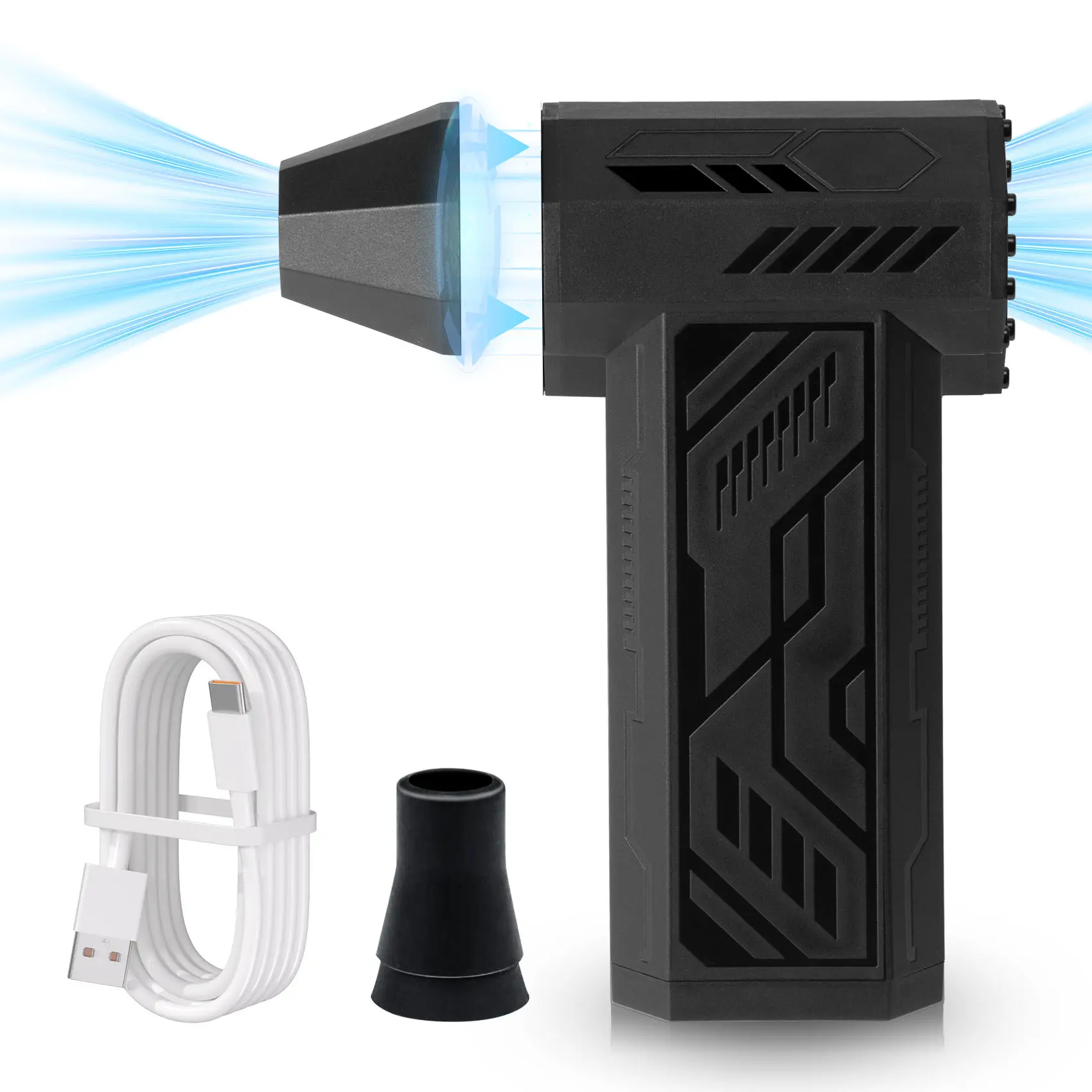Violent Mini air Blower Portable 3nd Generation X3 Air Duster 130,000 RPM Brushless Motor 52m/s Industrial Duct Fan for Electronics Cleaning, Outdoor, Camp Brand: Yokacor