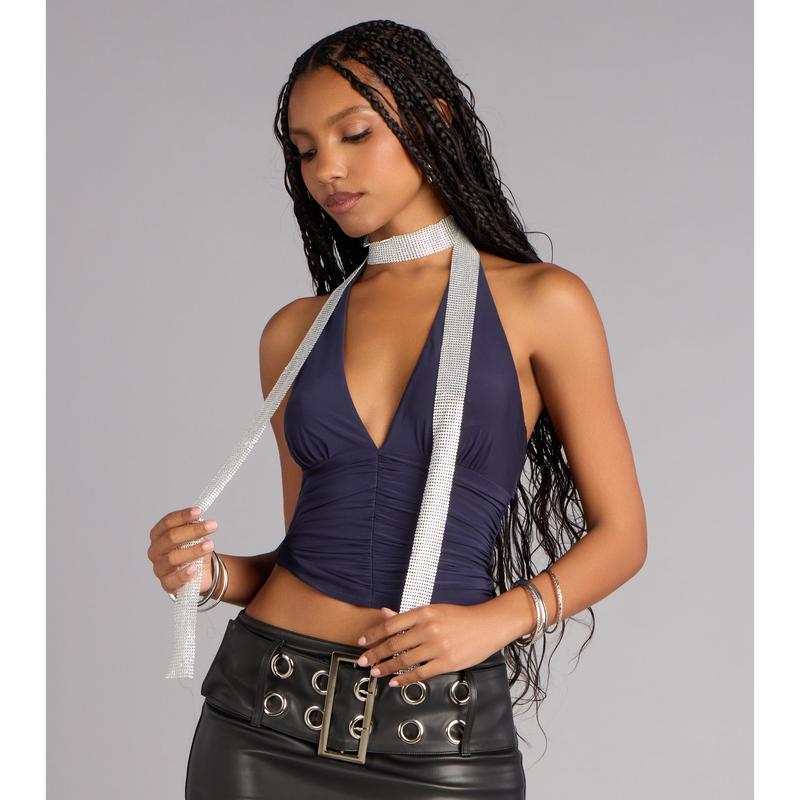 Make It Shine Skinny Scarf