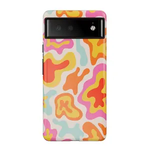 Tropical Color Splash | Abstract Retro Google Pixel Case