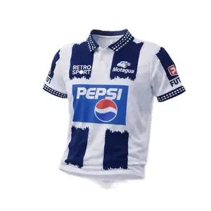 Motagua Retro Polo Jersey “Ciclón Azul” | Classic Football Style | Limited Stock