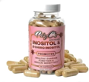 PolyC Myo Inositol & D-Chiro Inositol 40:1 for Women | Daily Wellness & Cycle Support Supplement | 120 Capsules
