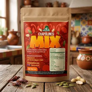 El Mexicanito:Chapulines With Peanuts, Pumpkin Seeds,Chile De Arbol Salt,Lime & Garlic