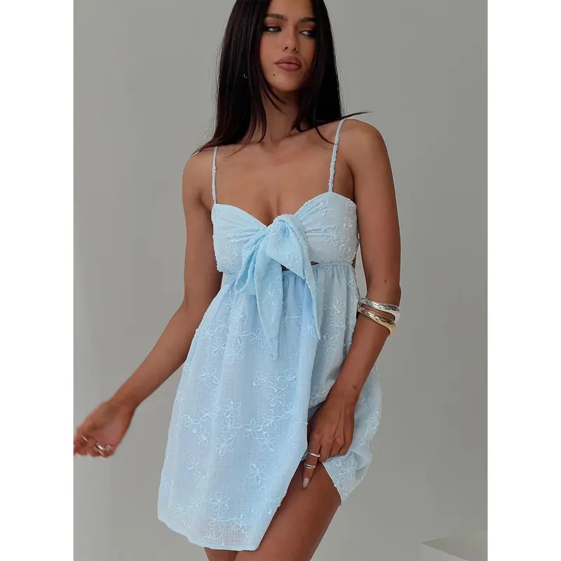 Granno Mini Dress Light Blue Petite