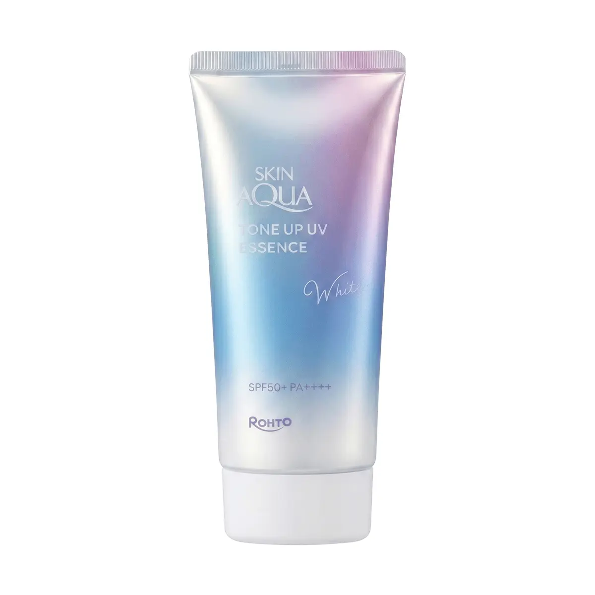 ROHTO SKIN AQUA UV Essence Sunscreen SPF50+ PA++++ 70g - White, Natural , Tone-Up Effect, Lightweight, Daily Use