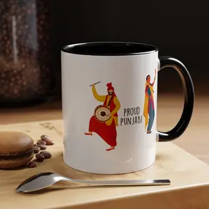 Desi Roots Mug 'Proud Punjabi' Accent Chai Cup (), Indian