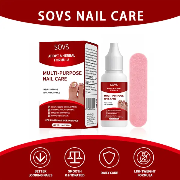 0.5 Fl Oz SOVS Triple Action Nail Care Liquid | Nourish, Strengthen, Brighten & Revitalize Brittle Nails#DealsForYouDays Antifungal Foot Spray Fungus Eliminator Fungus Gel Essential Oils #SohoChic#tiktokshopbacktoschool