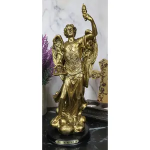 Catholic Saint Uriel The Archangel Statue 8"H Patron of Confirmation And Ecology