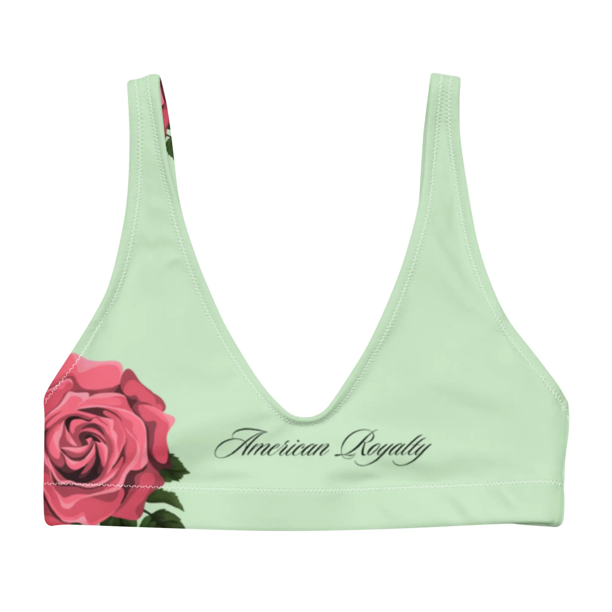 Recycled Padded Bikini Top, Beachy No-Wire Stretch-Fit Mix-And-Match Bra-Style Bikini Top for Sports & Outdoor Surfwear Use, Beachy Bikinis Tops, No-Wire Bikinis Tops