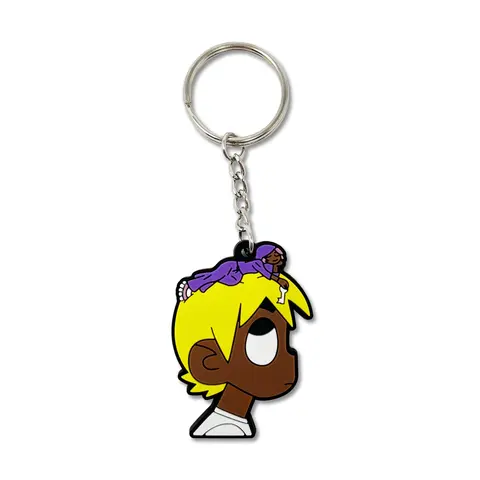 Yellow Hair Music Accessory Keychain
