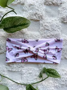 Twistband - Pink Butterflies