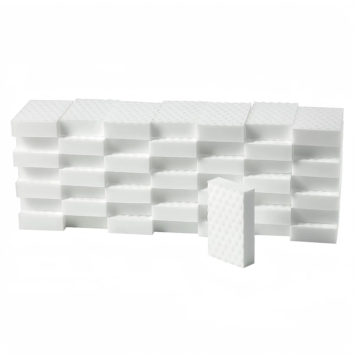 Magic Sponges Eraser, 2X Density Melamine Sponge Foam Cleaner for Bathtub, Floor, Baseboard, Bathroom, Wall,Kitchen,Furniture