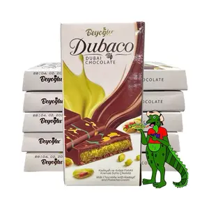 Dubaco Dubai Chocolate: Milk Chocolate with Kadayif and Pistachio Cream