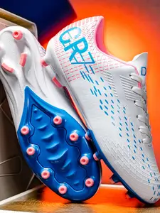 New Fashion Big Size Low Top Unisex Training Shoes, Professional Long Stud Soccer Cleats, Comfortable and Durable Sports Footwear