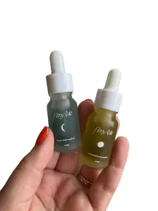 The Mini Discovery Set, Includes:  10ml Luminous Berry Seed Oil 10ml Lunar Elixir Seed Oil