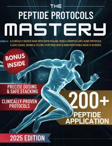 The Peptide Protocols Mastery: A Clinically-Backed Guide with Rapid Healing, Muscle Growth & Anti-Aging Protocols & Safe Stacks, Dosing