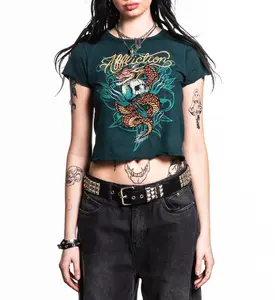 Affliction Women's T-shirt Shadow Dragon Tee