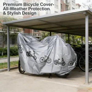 High-End Outdoor Vehicle Dust Cover, Universal Fit for Bikes Scooters Motorcycles, Waterproof UV Protection, Durable Fabric, Easy Installation