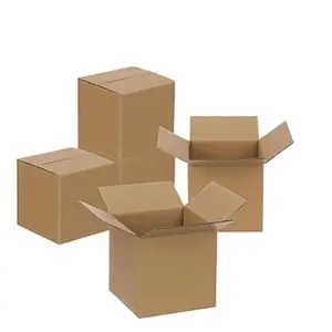 Secure Seal 5x5x5 Pack of 25,50 or 100Corrugated Cardboard Packing Shipping Mailing Moving Carton Boxes for Easy Recycling