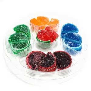 NY Spice Shop Assorted Jelly Fruit Slice Gift Tray – Colorful, Zesty & Sweet Treats for Every Occasion - Holiday Gift Pack Candy Snack