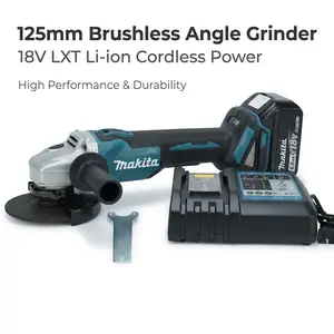 Makita 18V Brushless 125mm Grinder