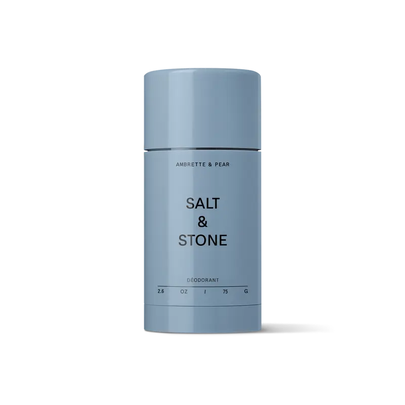 Salt & Stone Deodorant (2.6 oz) - Extra Strength Aluminum-Free Deodorant with Seaweed Extracts, Prebiotics, Niacinamide, Bergamot & Neroli Aroma for Restoring Freshness in Men & Women, Unisex Deodorant