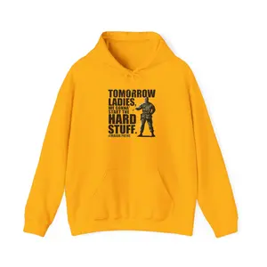 Motivational Hooded Sweatshirt - Major Payne Quote Sweatshirt, Gift for Men, Funny Hoodies, Fitness Apparel, Birthday Gift, Casual Wear