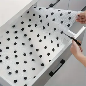 Waterproof & Oil-proof Refrigerator Shelves Liner, 1 Roll Washable Refrigerator Mat, Cover Pads for Freezer Glass Shelf Cupboard Cabinet Drawer, Waterproof Placemat, Shelf Liners Coasters